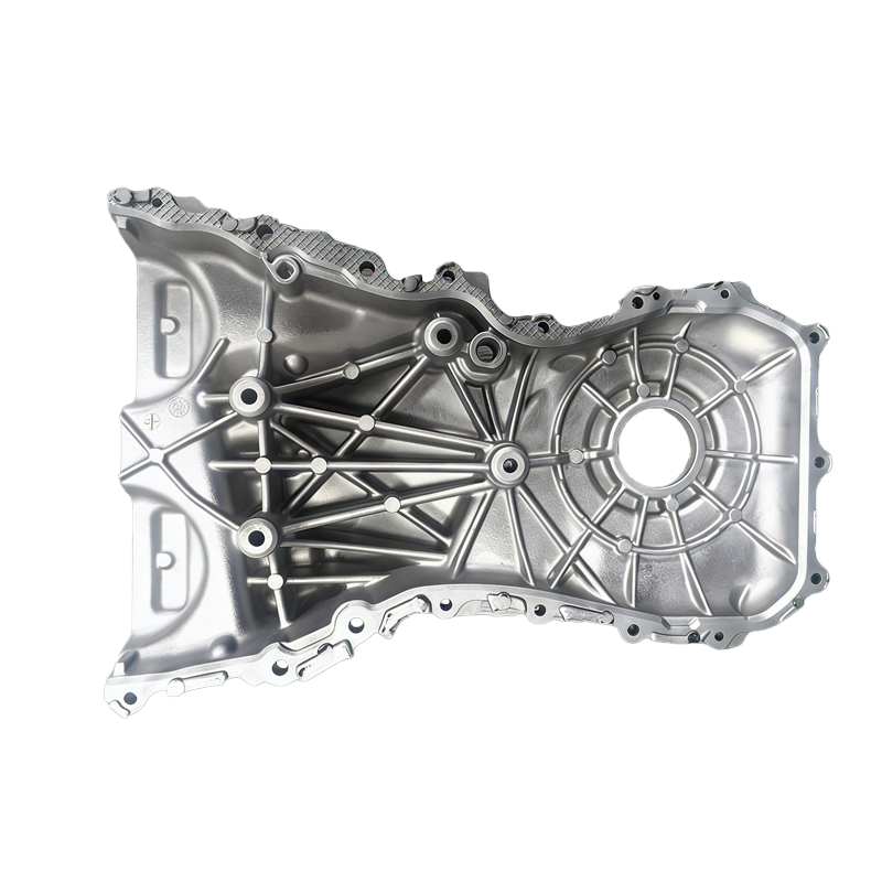 Metallic Grey Aluminium Die-casting motorcycle engine cover